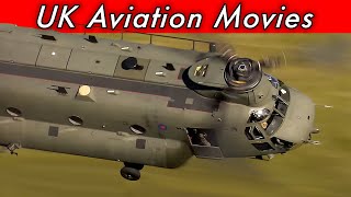 Super low level RAF Chinook [upl. by Auqinihs]