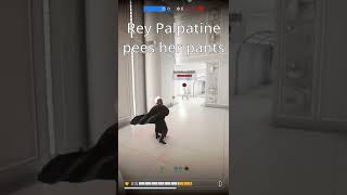 Rey Palpatine pees her pants I Starwars Battlefront 2 HvsV Funny moments [upl. by Kirstyn]