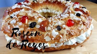 ROSCÓN DE REYES paso a paso  Rosca de reyes rellena [upl. by Yendroc186]