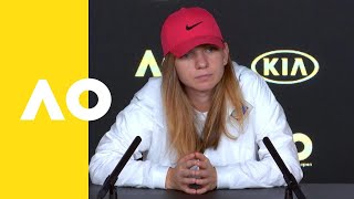 Simona Halep preevent press conference  Australian Open 2019 [upl. by Drewett]