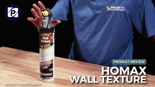 HOMAX Pro Grade Wall Texture Water Based Knockdown 25 oz  Product Review [upl. by Ludwigg687]