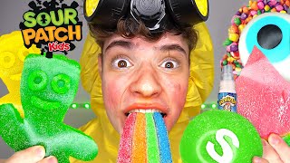 Extreme Giant Sour Food  ASMR [upl. by Celestyn]