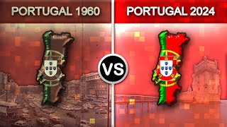 Portugal 1960 vs Portugal 2024  Comparação [upl. by Yrruc763]