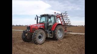 Massey Ferguson 6480 avec herse à ALTORF [upl. by Ylenats426]