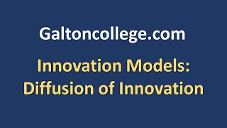 Innovation Models Diffusion of Innovation Theory [upl. by Denie]