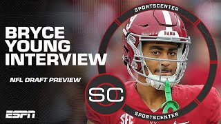 Bryce Young on why hes not focused on being the No 1️⃣ pick amp NFL Draft fit preview  SportsCenter [upl. by Oinotnanauj333]