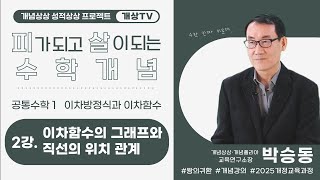 박승동의 🩸피살수개｜공통수학1 이차방정식과 이차함수｜2강 이차함수의 그래프와 직선의 위치관계 [upl. by Rorrys711]