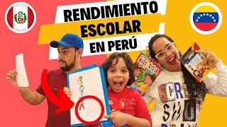 Así es EL RENDIMIENTO ESCOLAR En PERÚ Venezolanos Comentan [upl. by Esor574]