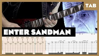 Metallica  Enter Sandman  Guitar Tab  Lesson  Cover  Tutorial [upl. by Torrence]