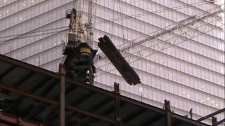 Favco M760D Tower Crane Raising Steel onto 1WTC [upl. by Tareyn]