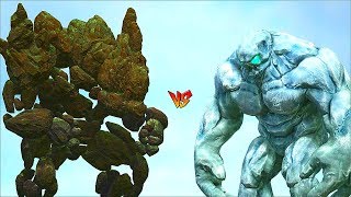 Ark Survival  LODESTONE GOLEM vs GLACIER GOLEM and more Ep392 [upl. by Milburt]