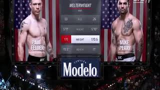 Paul Felder vs Mike Perry part 1 [upl. by Aihsenat684]