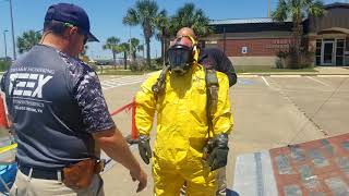 Hazmat operation training decon [upl. by Crichton]