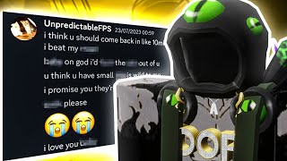 Roblox Blade Ball YouTuber EXPOSED UnpredictableFPS Allegations [upl. by Nehgaem786]