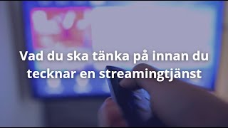 Streamingtjänst bäst i test 2024 Köpguide [upl. by Ynatsyd]