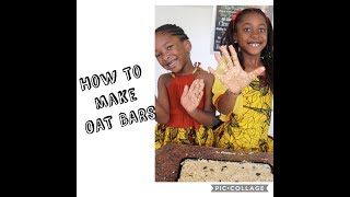 How to make healthy oat bars FlapJacks [upl. by Enimsay]