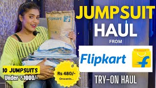 Trendy JUMPSUITS from FLIPKART  Tryon  Honest Review  gimaashi [upl. by Froemming733]