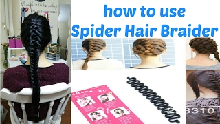 How to use SPRIDER HAIR BRAIDER treccia progressiva  ITA [upl. by Helas]