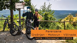 Parenzana  na rowerach przez Istrię trasą dawnej kolei wąskotorowej [upl. by Platus382]