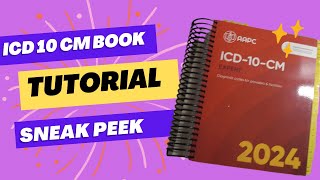 Tutorial How to use the ICD 10CM book WFH Medical Coder [upl. by Arenat]