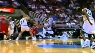 Allen Iversons most crazy slam dunk in his rookie season [upl. by Adieren76]