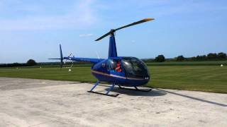 Robinson R44 start up [upl. by Chapland]