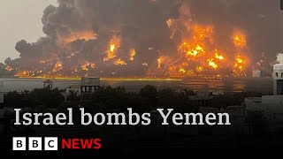 Israel bombs Yemen and Lebanon in further military escalation  BBC News [upl. by Ahtar]