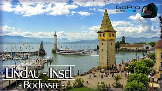 Lindau Insel  Die wunderschöne Altstadt am Bodensee  Germany  4K City Walk [upl. by Gregson]