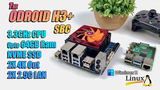 Odroid H3 First Look An All New Tiny amp Fast X86 SBC EMU Gaming 4K Testing [upl. by Gisser]