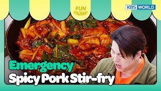 EMERGENCY 🚨 Spicy Pork Stirfry Stars Top Recipe at Fun Staurant  EP2373  KBS WORLD TV 240909 [upl. by Orson276]