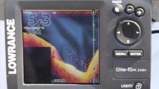 How to use Lowrance Elite5x DSI [upl. by Surtimed]