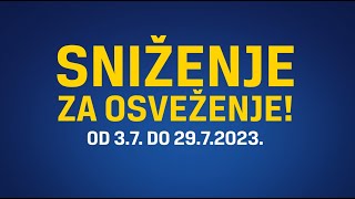 Akcijska ponuda quotSNIŽENJE ZA OSVEŽENJEquot od 3 do 29 jula  Iz ponude izdvajamo  Forma Ideale [upl. by Yelruc]