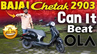 Bajaj Chetak 2903 Review  Best Electric Scooter Under 1 Lakh  Electric Vehicles India [upl. by Mcdermott]