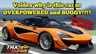 Quick Review of the NEW LIMITED 2019 McLaren 620R in Tax Driving Empire March 2023 [upl. by Nosimaj240]