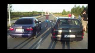 Lanos 16 16V vs Opel Omega 3032 v6 [upl. by Kram953]