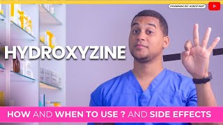 Hydroxyzine How to Use It amp 3 Common Side Effects [upl. by Mixam]