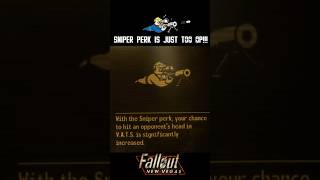 The sniper perk in Fallout New Vegas is just too OP fallout falloutnewvegasmemes funny meme [upl. by Heater]