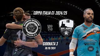 Ichnos Sassari  ZB Iron Bridge  Giornata 3 Coppa Italia C1 Futsal 2425 [upl. by Nahgeem]