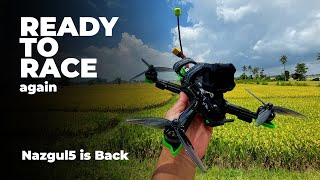 Nazgul5 V2 is Back Brooooo feat Blitz 16W VTX  Belajar FPV [upl. by Esinrahc]