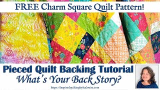 How to Choose the Right Quilt Backing Fabric  Pieced Quilt Backing Tutorial [upl. by Adlev575]