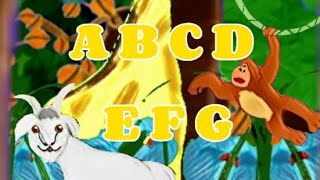 ABC Alphabet Phonics Part 1 A B C D E F and G  CoConut  Nursery Rhymes amp Kids Song [upl. by Aeriela]