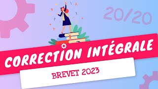 ON CORRIGE LÉPREUVE DE français DU BREVET 2023 [upl. by Wernsman]