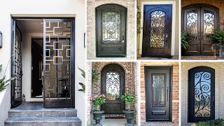 90 Amazing Metal Door Ideas to Added for Your Home  Steel Iron door design  safety door [upl. by Adnoraj556]