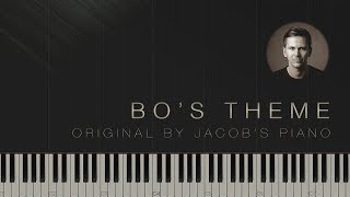 Bos Theme  Jacobs Piano \\ Synthesia Piano Tutorial [upl. by Elakram513]