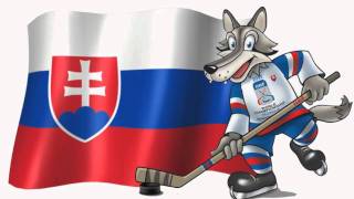 Gladiator  Slovensko hokejova republika  Official Anthem of Slovak Ice Hockey Team HQ [upl. by Desdamonna737]