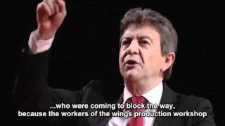 ENGLISH SUBTITLES  Front de Gauche  Melenchon  speech in Besancon  part 1 [upl. by Eloken]