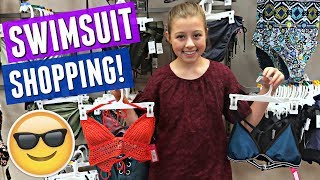 SWIM SUIT SHOPPING WITH MY MOM  TEEN SWIM SUITS [upl. by Lered184]