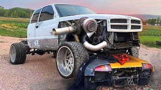 Badass Diesel Trucks Compilation  Rolling Coal 2023 [upl. by Nemsaj]