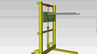 diseño de elevador capacidad de carga 300kl [upl. by Vijnas]