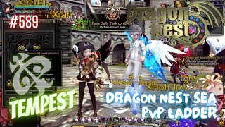 589 Tempest With Skill Build Preview  Dragon Nest SEA PVP Ladder [upl. by Posehn]